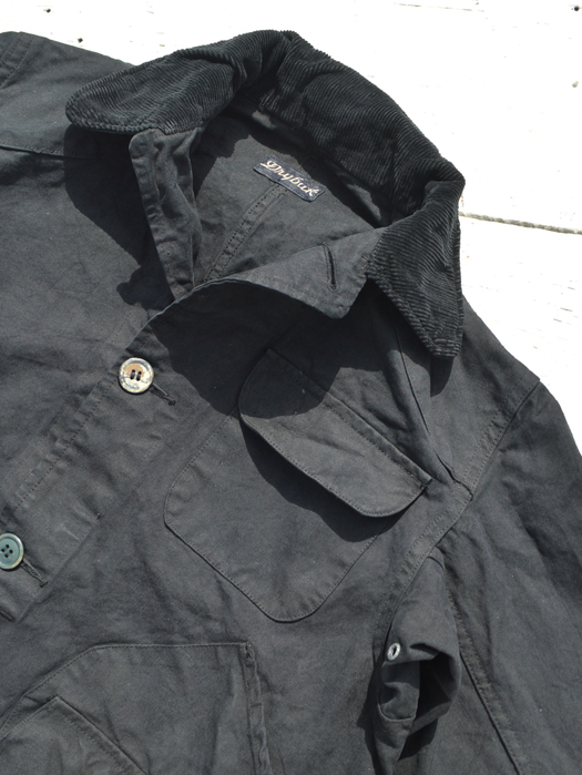 【Behind The River】 B.B.V Hunting Jacket (Black Dye) “S-M”