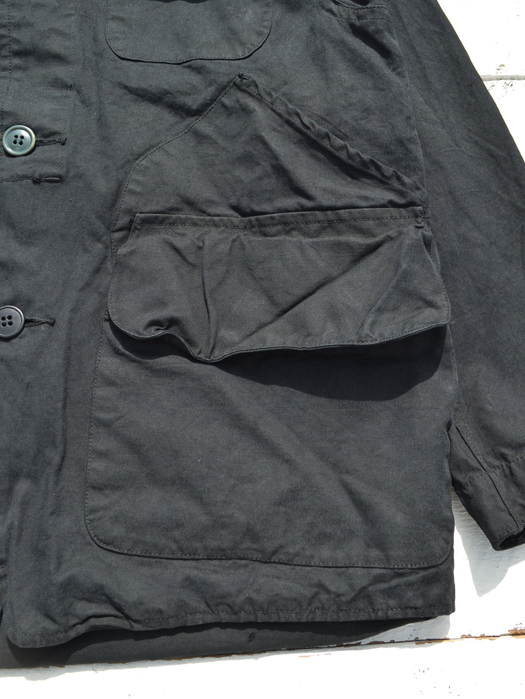 【Behind The River】 B.B.V Hunting Jacket (Black Dye) “S-M”
