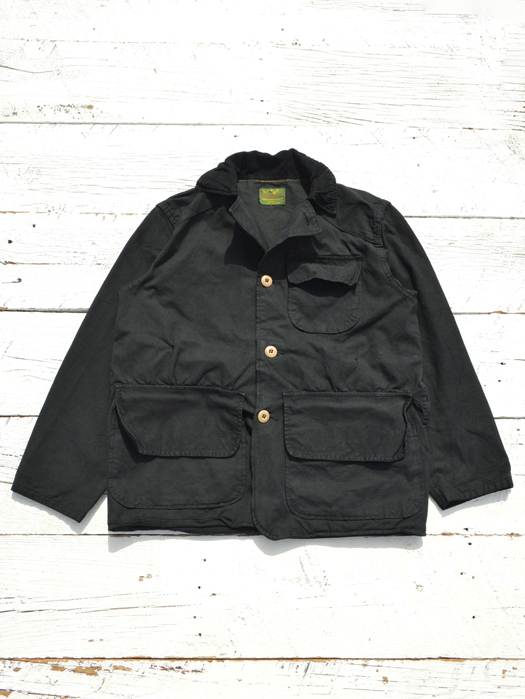 【Behind The River】 B.B.V Hunting Jacket (Black Dye) “S-M”　