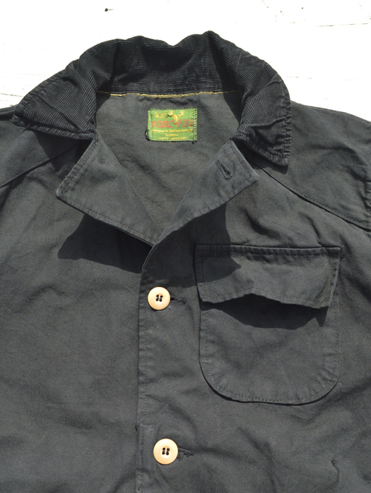【Behind The River】 B.B.V Hunting Jacket (Black Dye) “S-M”