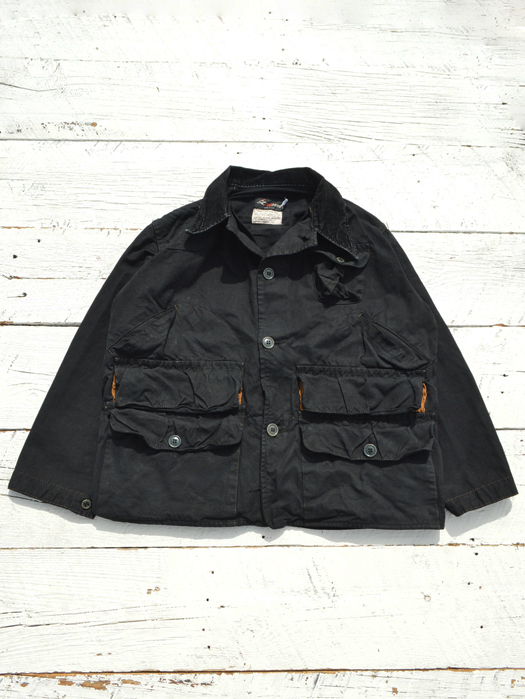 【Behind The River】 B.B.V Hunting Jacket (Black Dye) “S-M”　