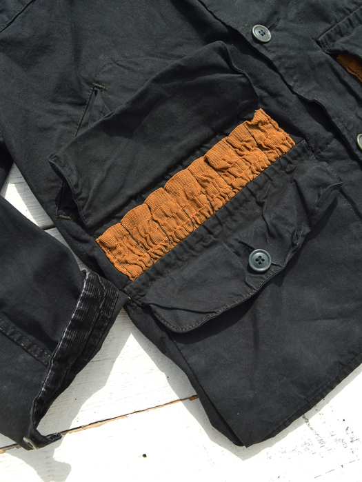 【Behind The River】 B.B.V Hunting Jacket (Black Dye) “S-M”