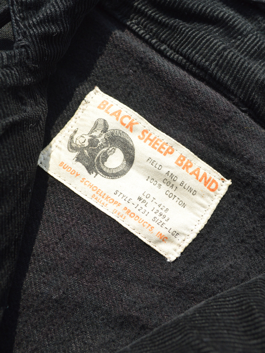 【Behind The River】 B.B.V Hunting Jacket (Black Dye) “L-XL”