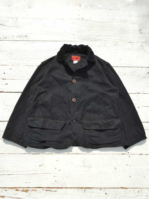 【Behind The River】 B.B.V Hunting Jacket (Black Dye) “L-XL”