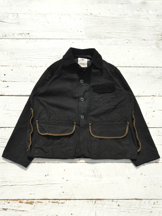 【Behind The River】 B.B.V Hunting Jacket (Black Dye) “L-XL”　