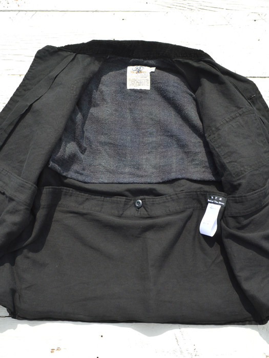 【Behind The River】 B.B.V Hunting Jacket (Black Dye) “L-XL”