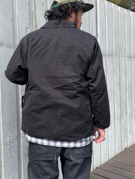 【Behind The River】 B.B.V Hunting Jacket (Black Dye) “L-XL”