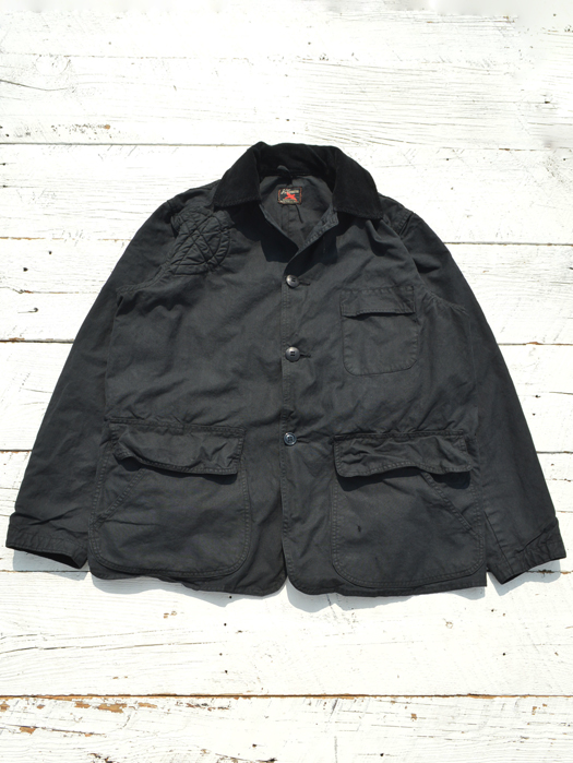 【Behind The River】 B.B.V Hunting Jacket (Black Dye) “L-XL”　