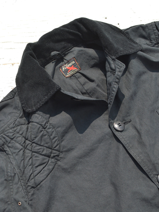【Behind The River】 B.B.V Hunting Jacket (Black Dye) “L-XL”