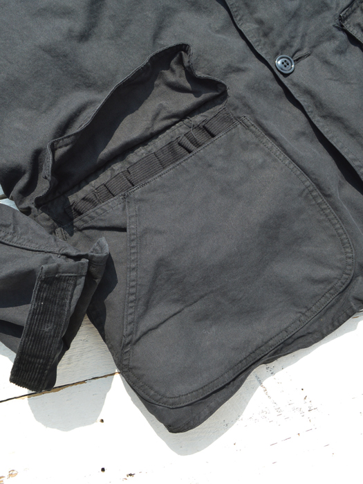 【Behind The River】 B.B.V Hunting Jacket (Black Dye) “L-XL”