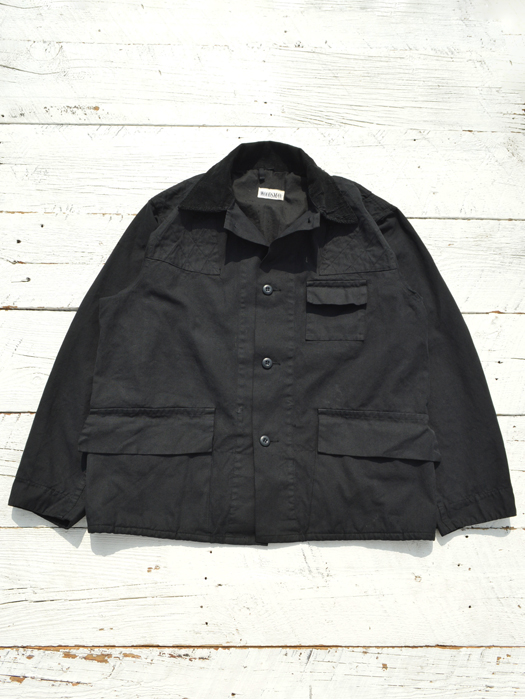 【Behind The River】 B.B.V Hunting Jacket (Black Dye) “L-XL”