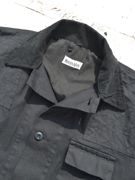 【Behind The River】 B.B.V Hunting Jacket (Black Dye) “L-XL”