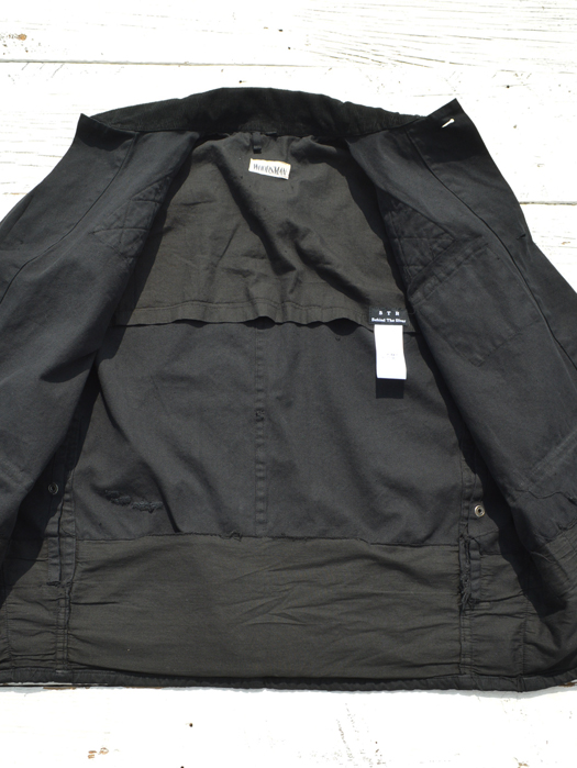 【Behind The River】 B.B.V Hunting Jacket (Black Dye) “L-XL”