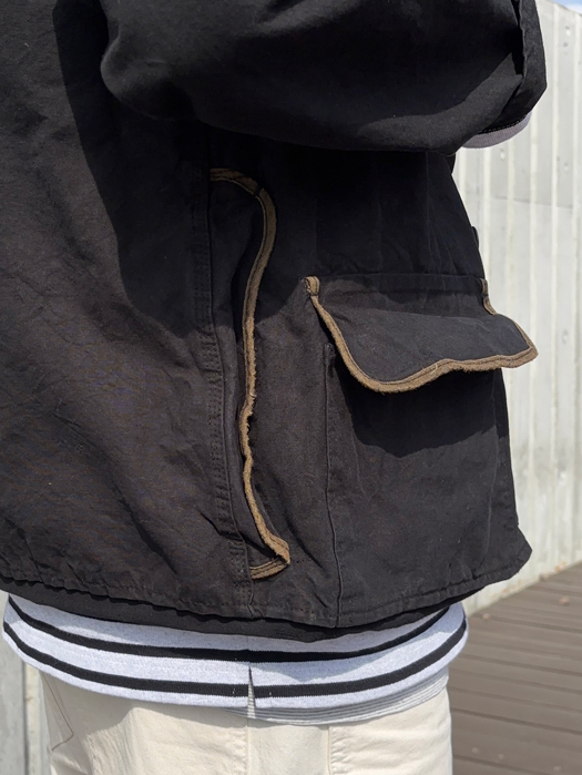 【Behind The River】 B.B.V Hunting Jacket (Black Dye) “L-XL”