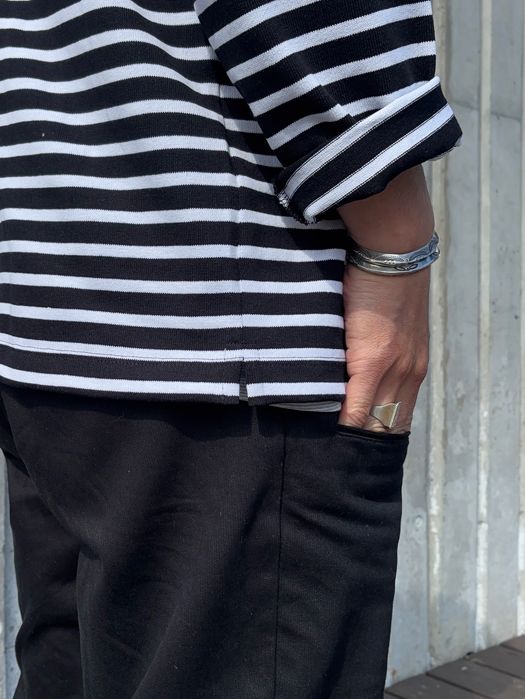 OUESSANT LOOSE　(ブラック×ホワイト)