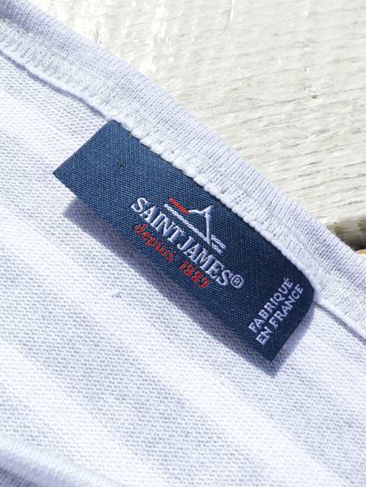 OUESSANT LOOSE　(杢ライトグレー×ホワイト)