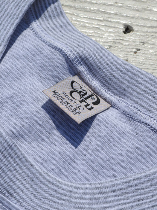 【Cal Cru】　Micro-Stripe S/S Tee　