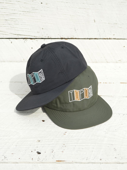 Nylon Ball Cap (Stacked Map)　