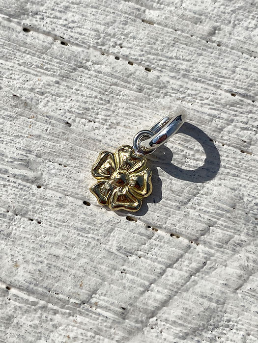 NL-0183　18K GOLD ROSE PENDANT (S)　