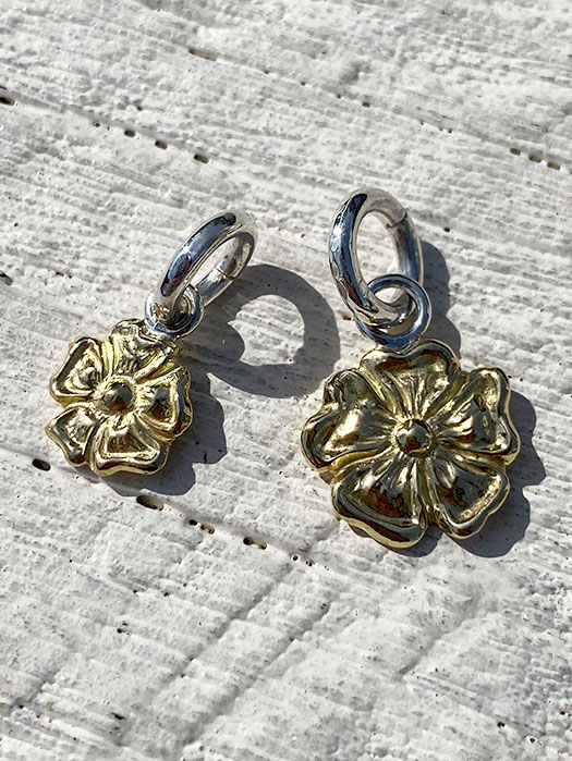 NL-0183　18K GOLD ROSE PENDANT (S)