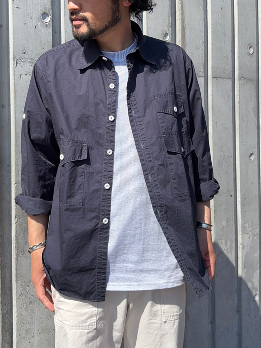 【Cal Cru】　Micro-Stripe S/S Tee　