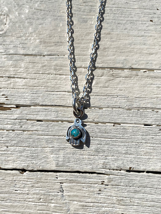 NL-0144 BABY THUNDERBIRD PENDANT (TURQUOISE)
