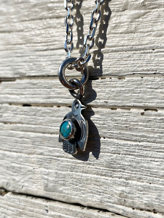 NL-0144 BABY THUNDERBIRD PENDANT (TURQUOISE)