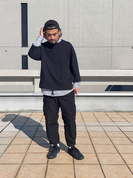 2 BROAD  L/S B.D　(Stripe)　