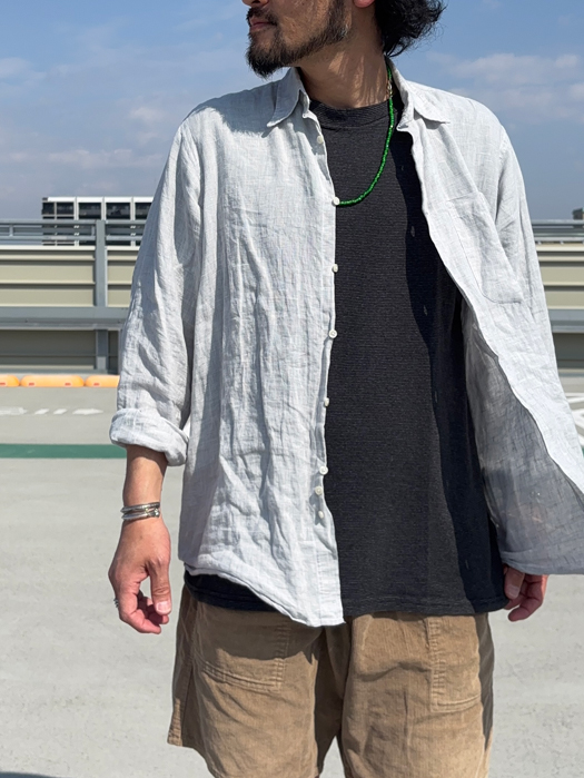 【Cal Cru】　Micro-Stripe S/S Tee