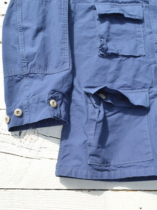 V-NECK BDU SHIRTS　(OVER DYE)