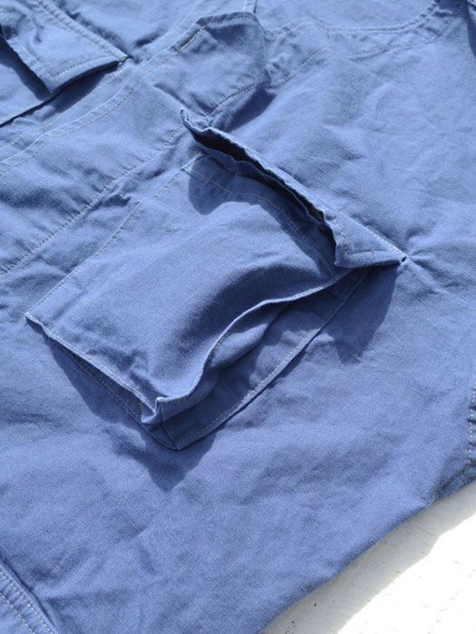 V-NECK BDU SHIRTS　(OVER DYE)