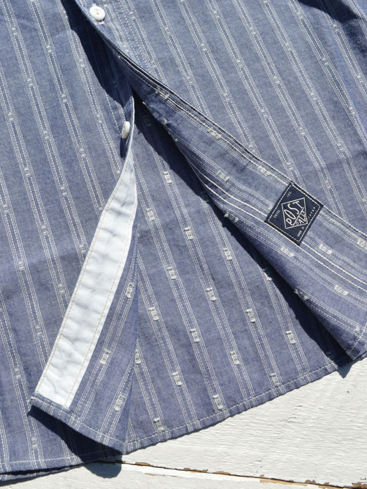 The POST (Dobby Stripe Chambray)
