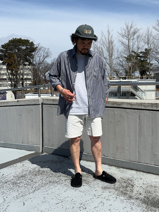 The POST (Dobby Stripe Chambray)