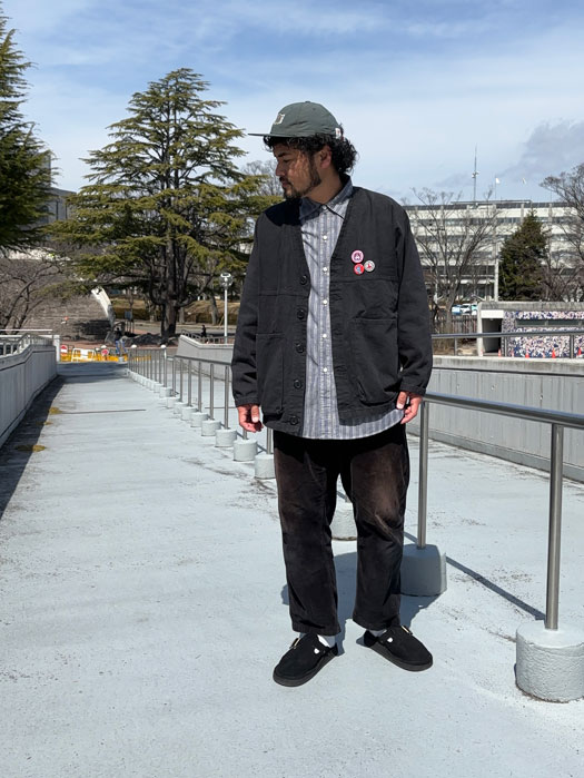 The POST (Dobby Stripe Chambray)