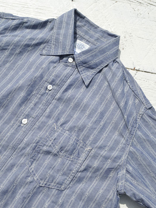 The POST (Dobby Stripe Chambray)