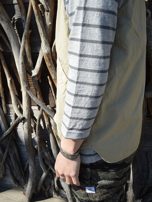 Blower Bud Vest　(Weeds Poplin)