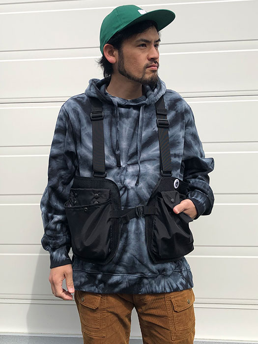 【Red Dog】 Tie Dye Hooded Sweat　