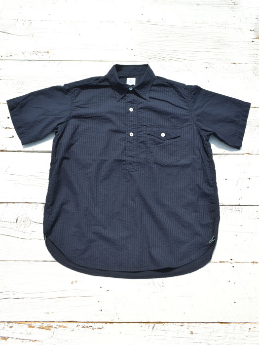 NAVY CUT S/S (Seersucker)