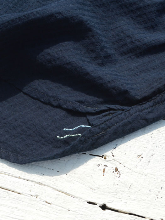 NAVY CUT S/S (Seersucker)