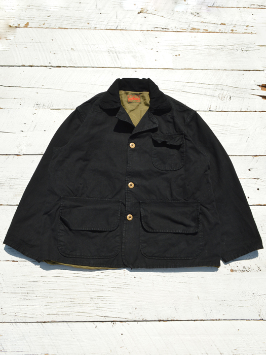 【Behind The River】 B.B.V Hunting Jacket (Black Dye) “S-M”