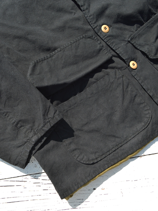 【Behind The River】 B.B.V Hunting Jacket (Black Dye) “S-M”