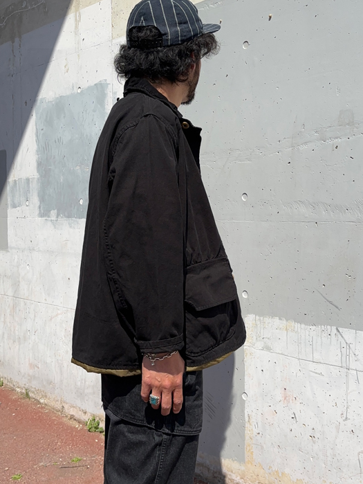 【Behind The River】 B.B.V Hunting Jacket (Black Dye) “S-M”
