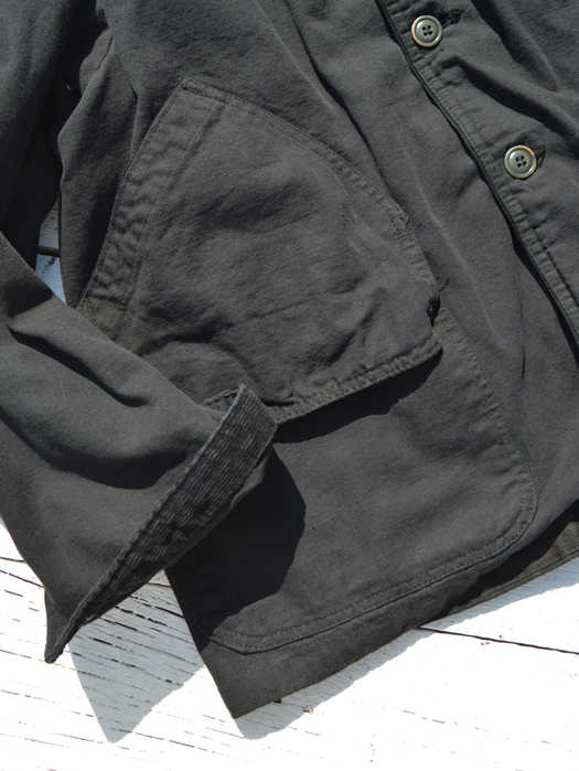 【Behind The River】 B.B.V Hunting Jacket (Black Dye) “S-M”