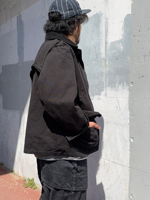 【Behind The River】 B.B.V Hunting Jacket (Black Dye) “S-M”