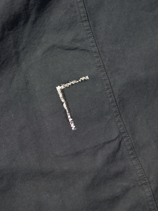 【Behind The River】 B.B.V Hunting Jacket (Black Dye) “L-XL”
