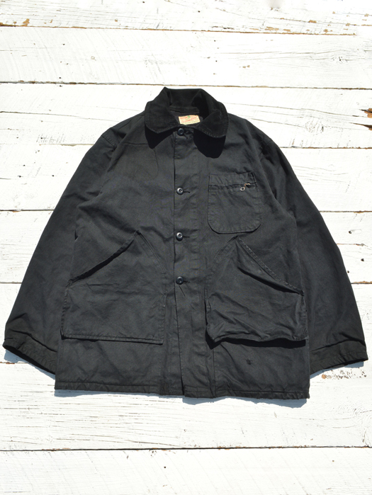 【Behind The River】 B.B.V Hunting Jacket (Black Dye) “L-XL”　