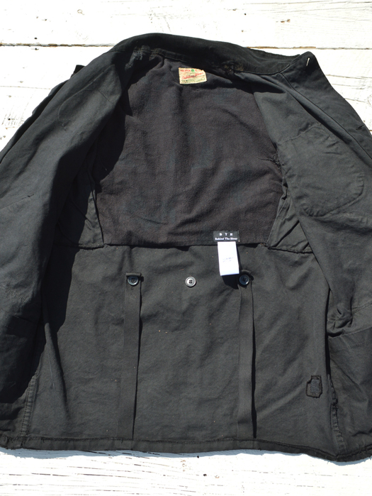 【Behind The River】 B.B.V Hunting Jacket (Black Dye) “L-XL”