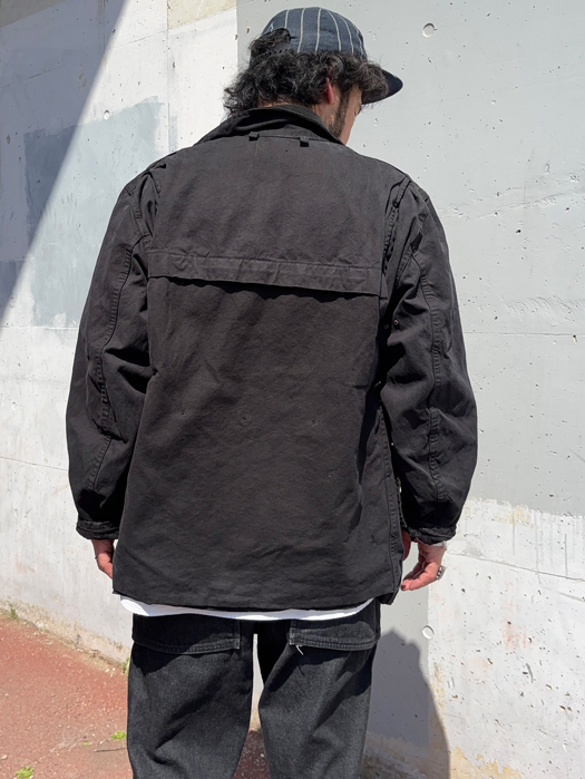 【Behind The River】 B.B.V Hunting Jacket (Black Dye) “L-XL”
