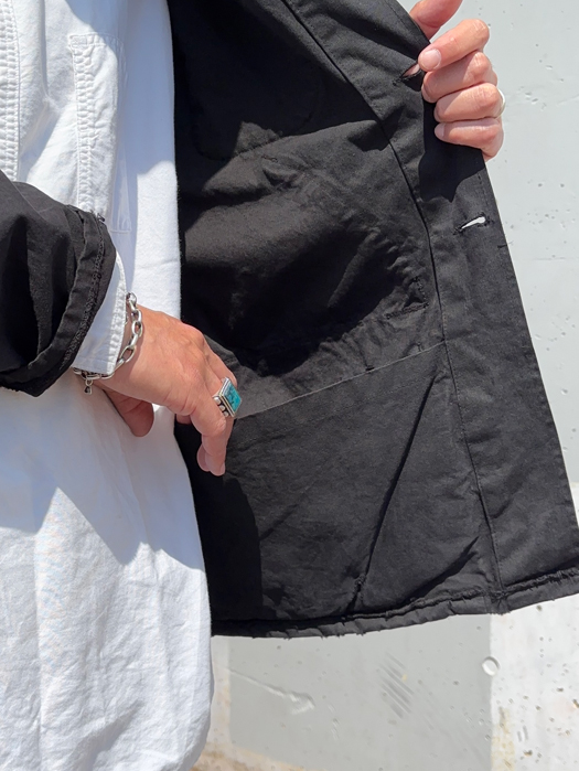 【Behind The River】 B.B.V Hunting Jacket (Black Dye) “L-XL”