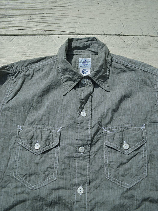 1231N New Light Shirt ( Cotton / Linen Heather Chambrey )